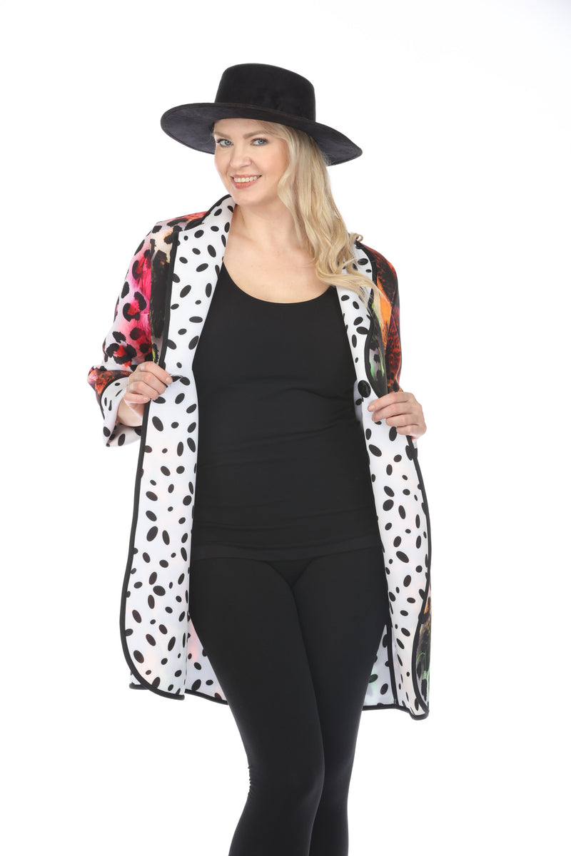 A-Line Coat Cheetah Large Print 1170CLP