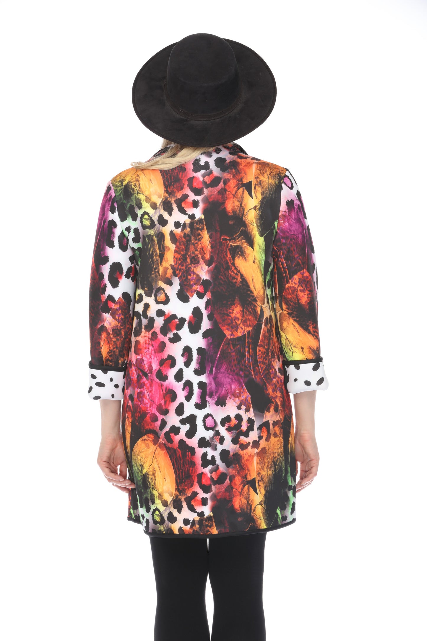 A-Line Coat Cheetah Large Print 1170CLP