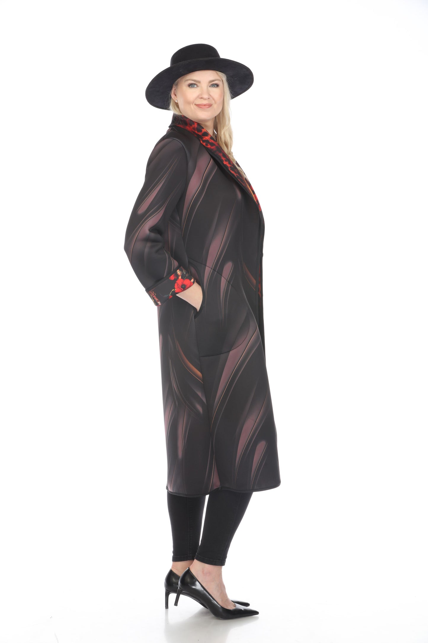 Long Coat Leopard Poppy 1160LP