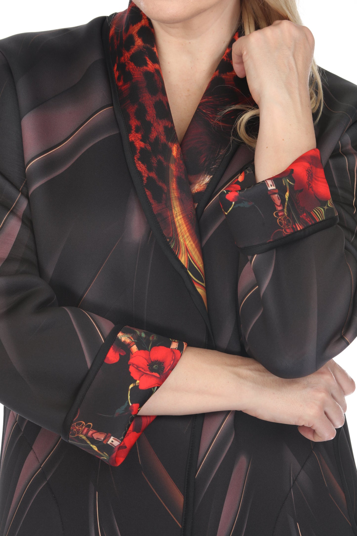 Long Coat Leopard Poppy 1160LP