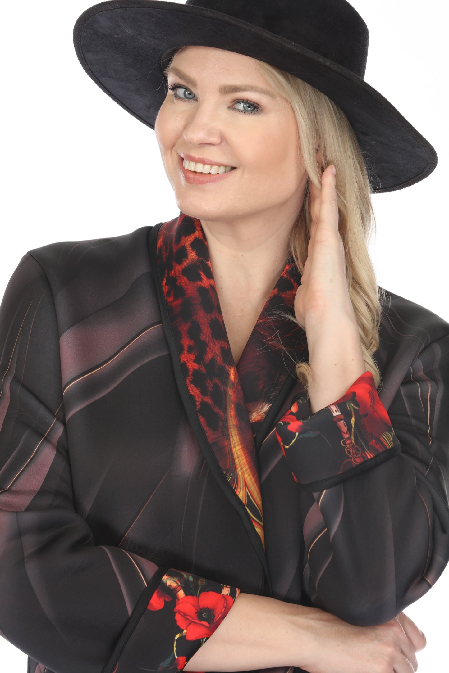 Long Coat Leopard Poppy 1160LP