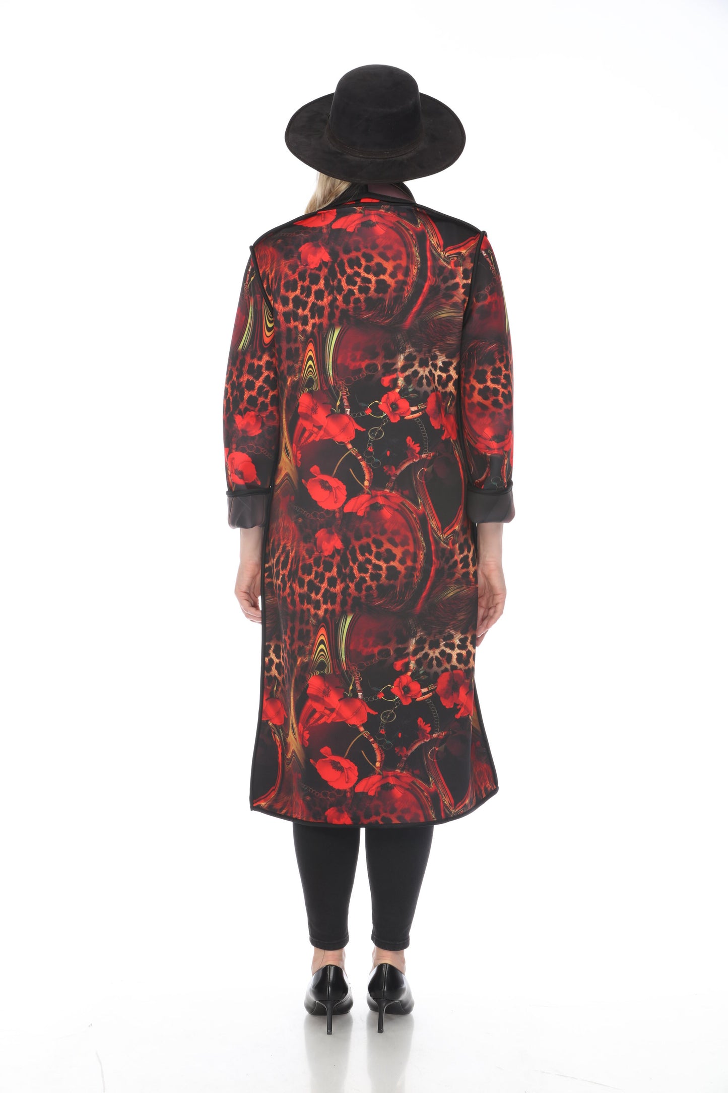 Long Coat Leopard Poppy 1160LP