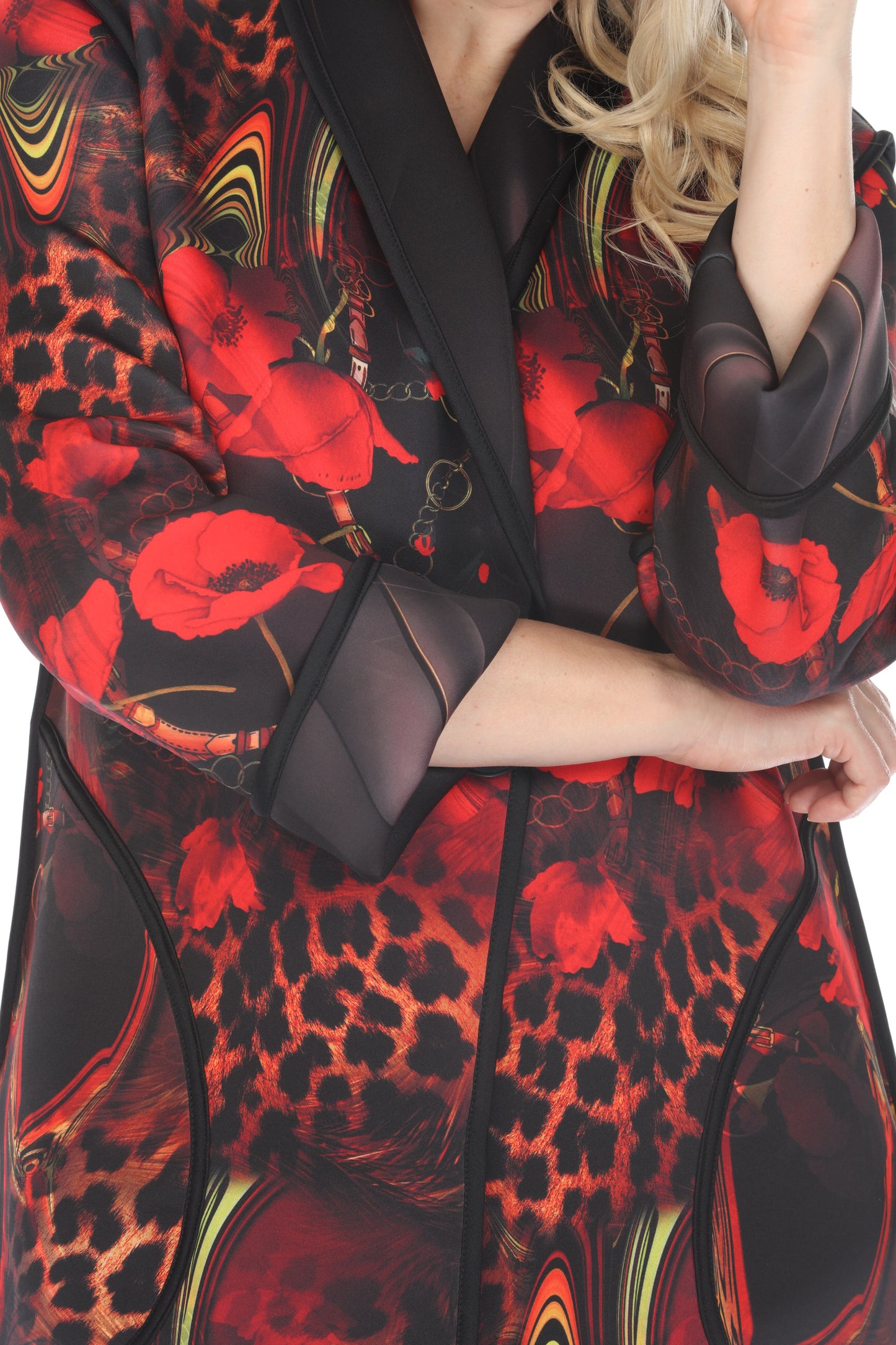 Long Coat Leopard Poppy 1160LP