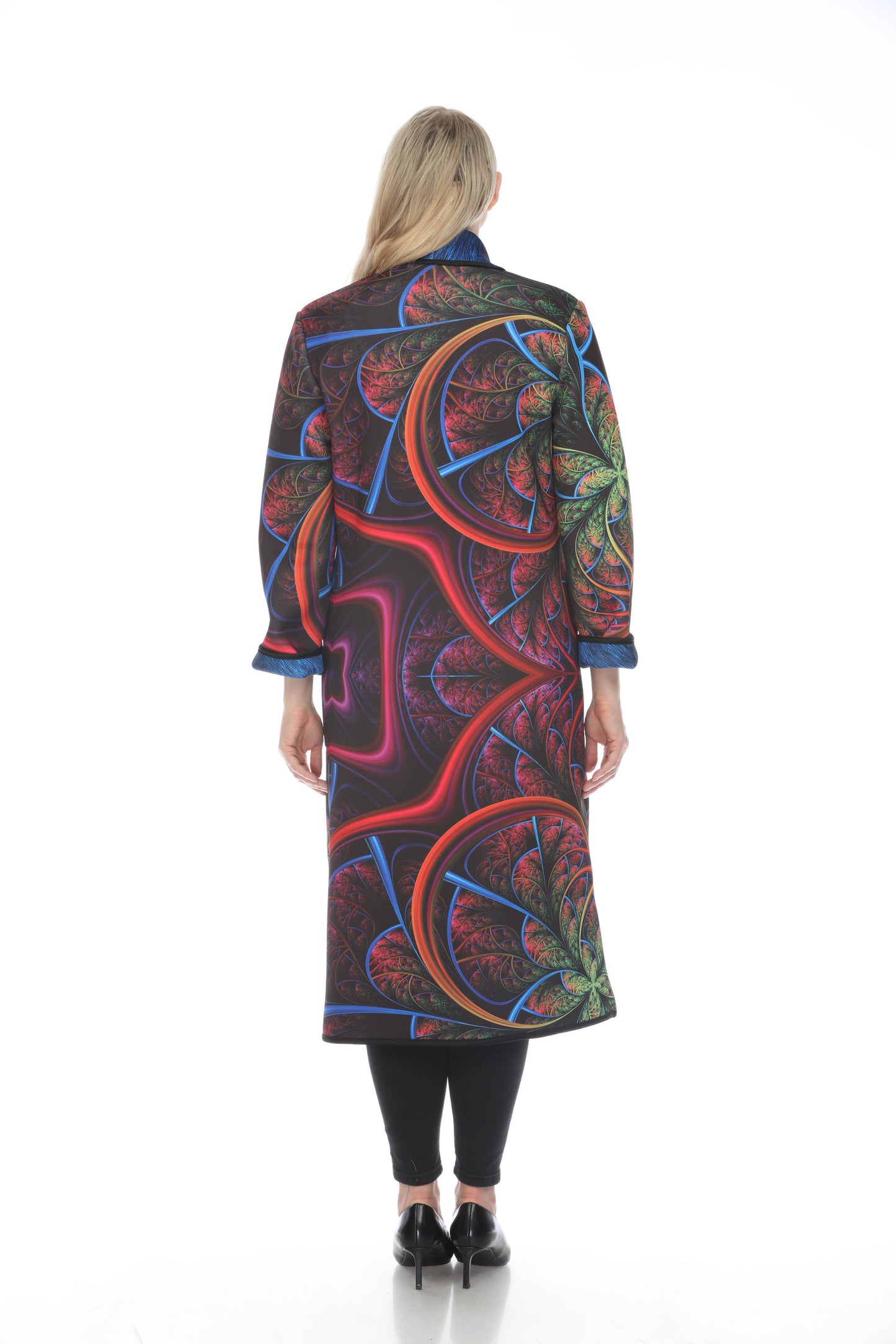 Long Coat Neon Blue 1160NB