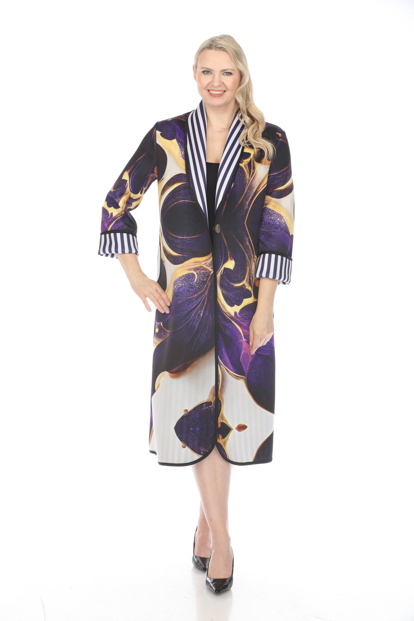 Long Coat Purple Orchid 1160PO