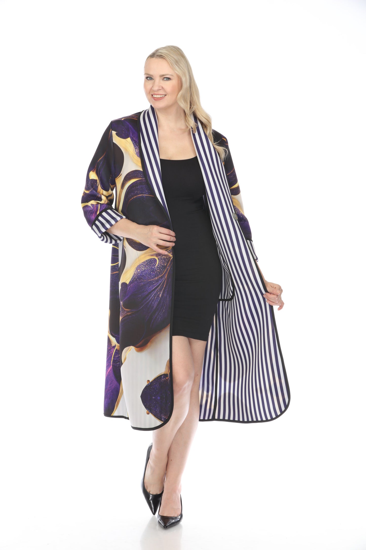Long Coat Purple Orchid 1160PO