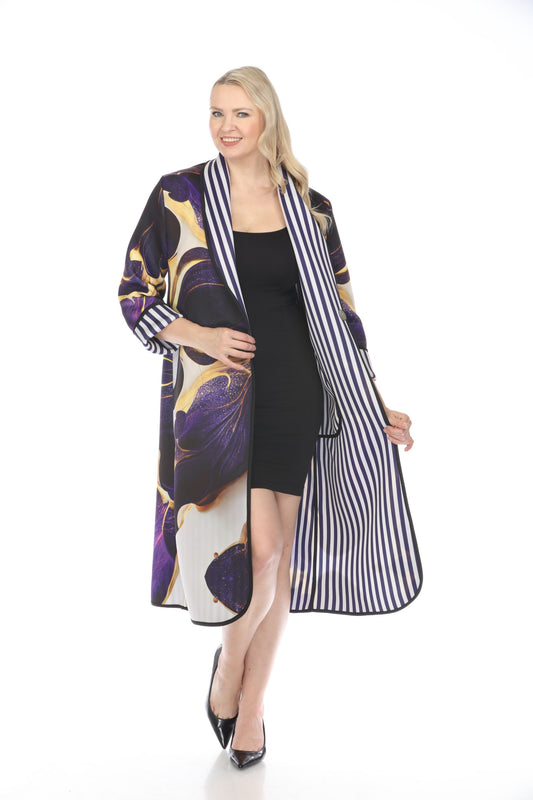 Long Coat Purple Orchid 1160PO