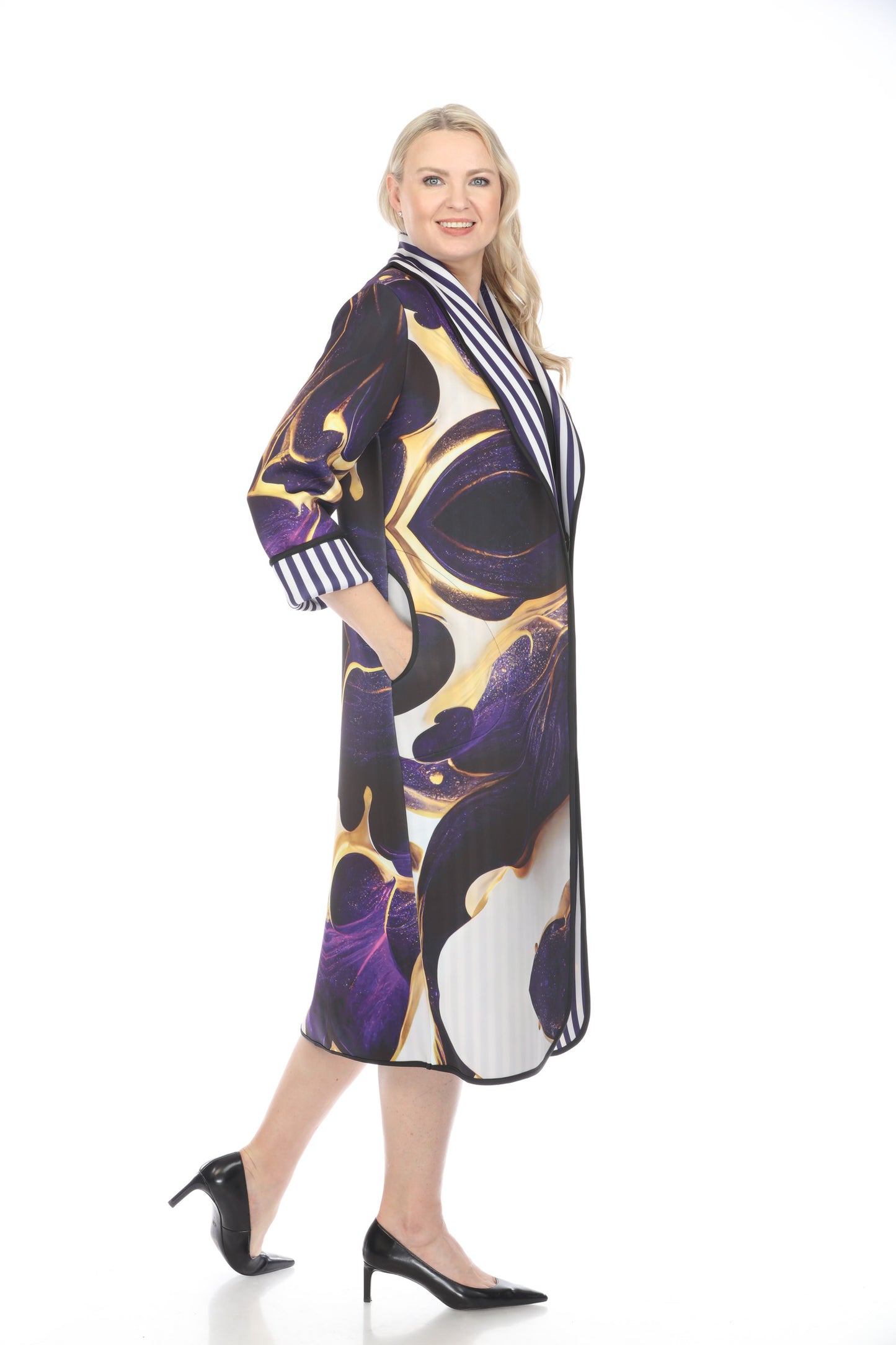 Long Coat Purple Orchid 1160PO