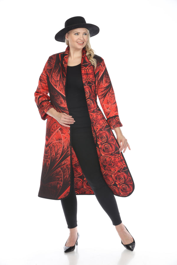 Long Coat Vintage Rose 1160VR