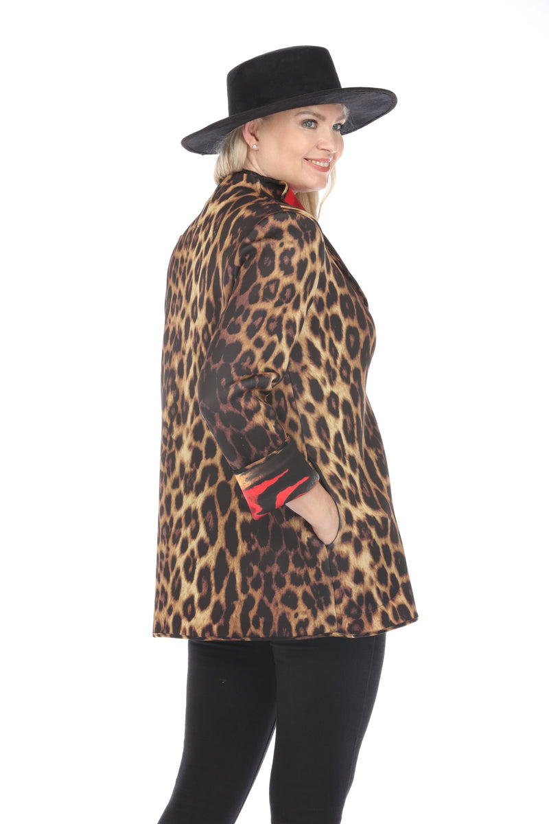 Long Jacket Leopard B 1051B