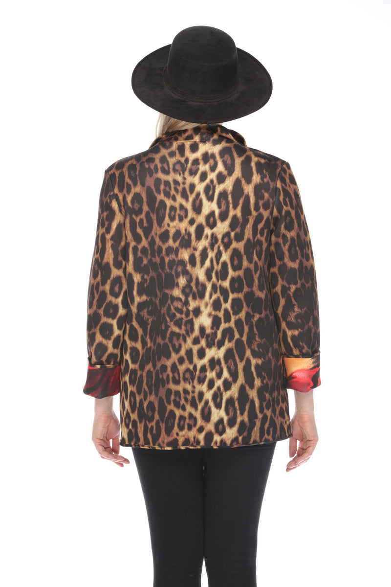 Long Jacket Leopard B 1051B