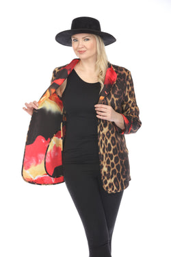 Long Jacket Leopard B 1051B