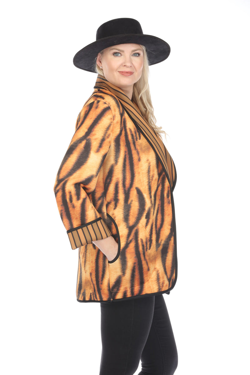 Long Jacket Tiger Skin 1051TS