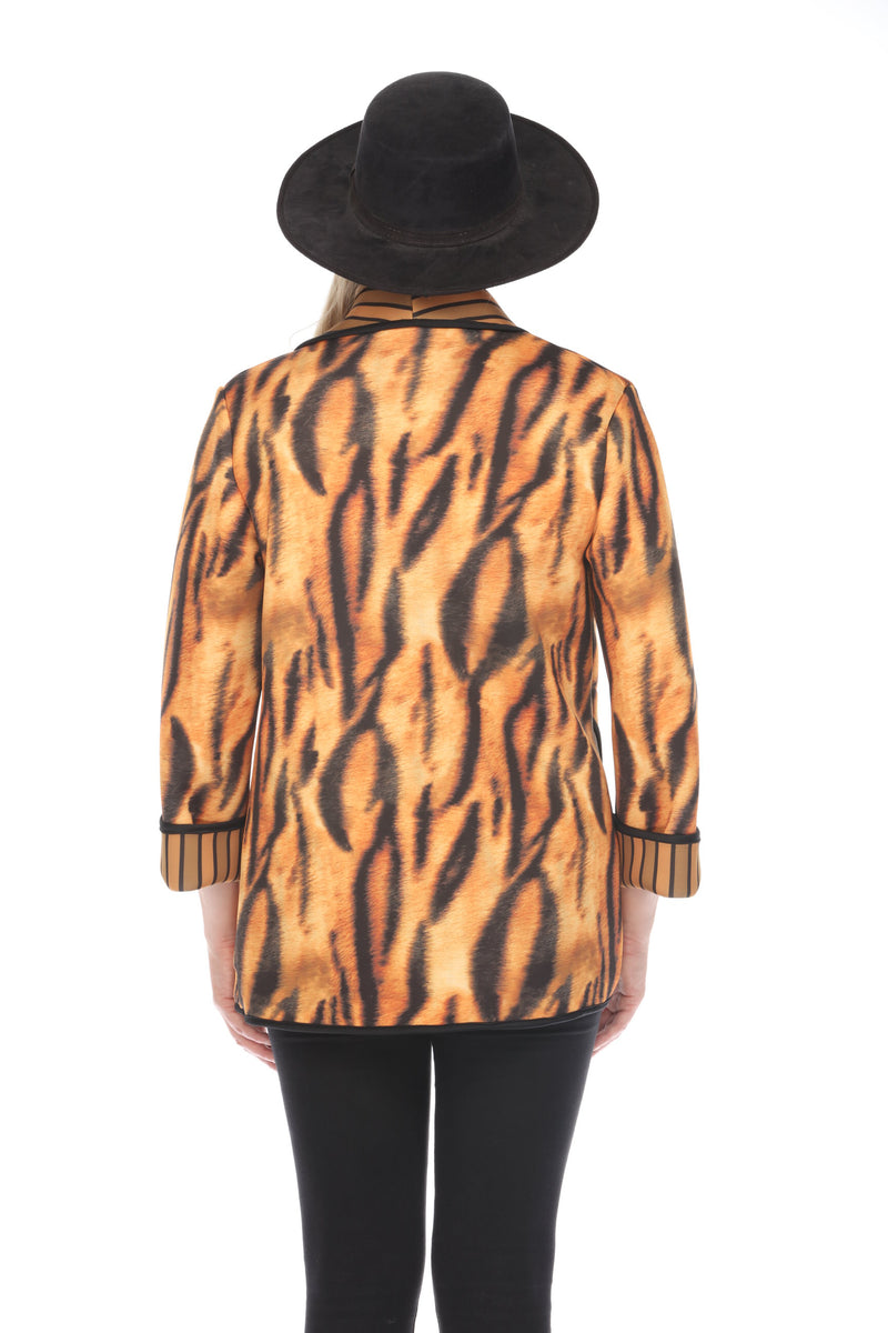 Long Jacket Tiger Skin 1051TS