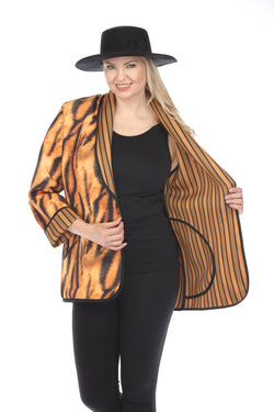 Long Jacket Tiger Skin 1051TS