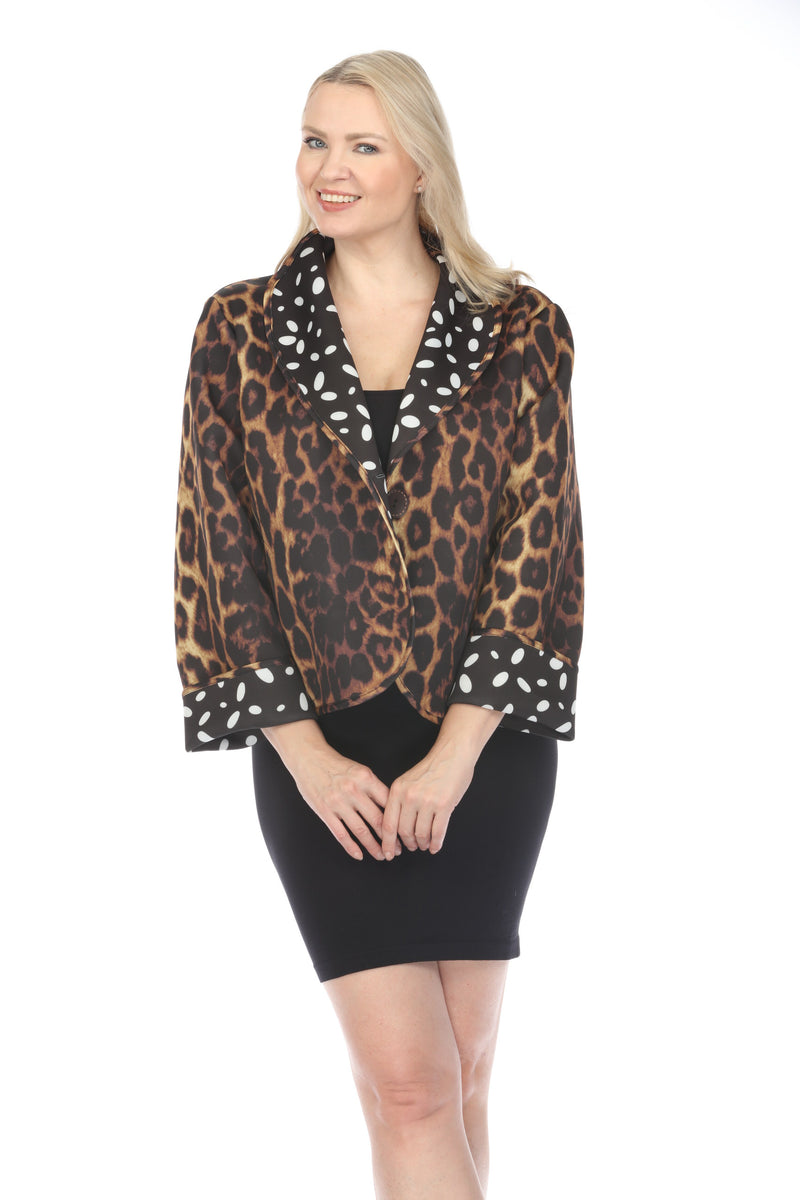 Short jacket Leopard Dots 1050LD