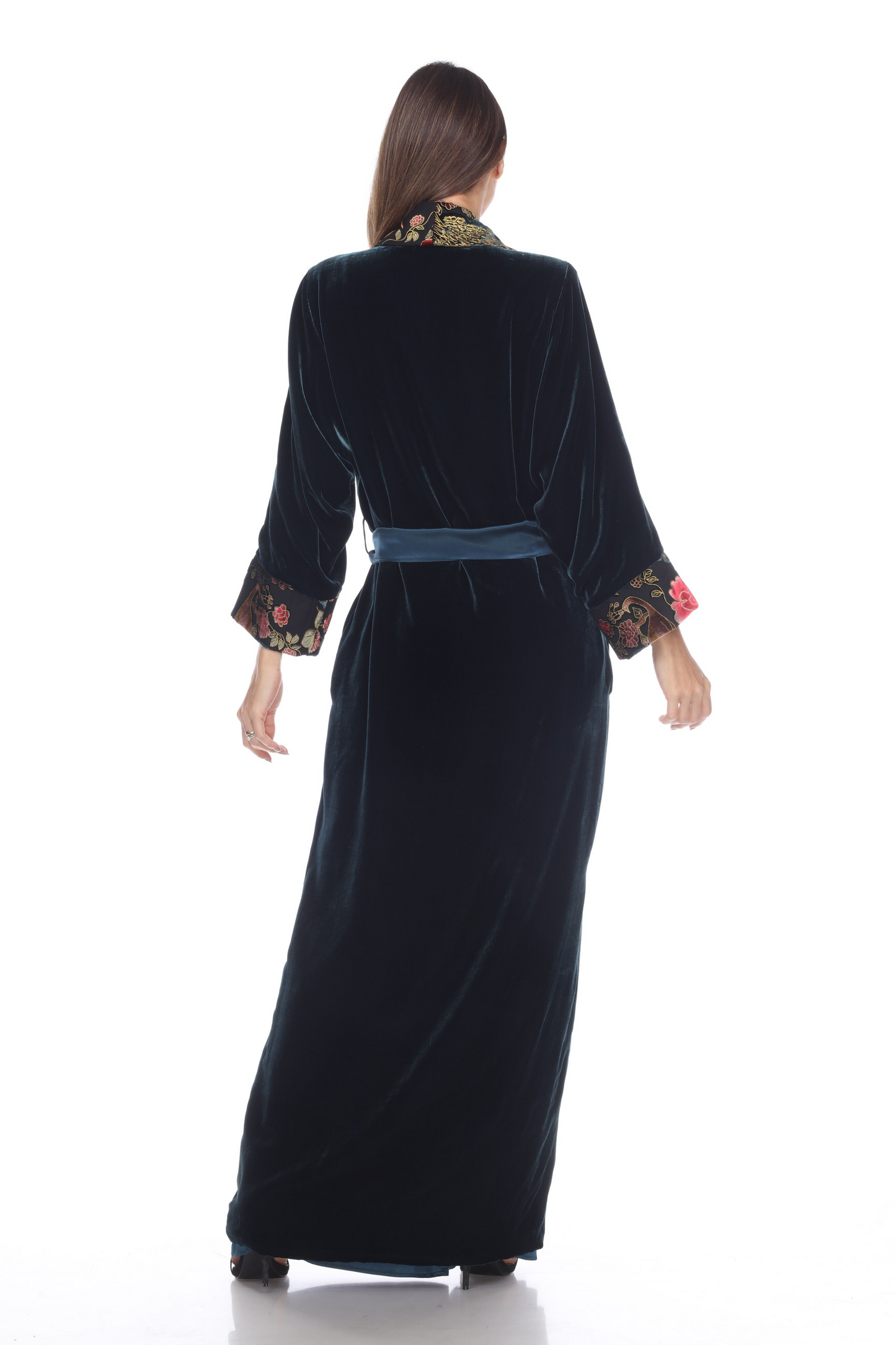 Long Classic Velvet Coat