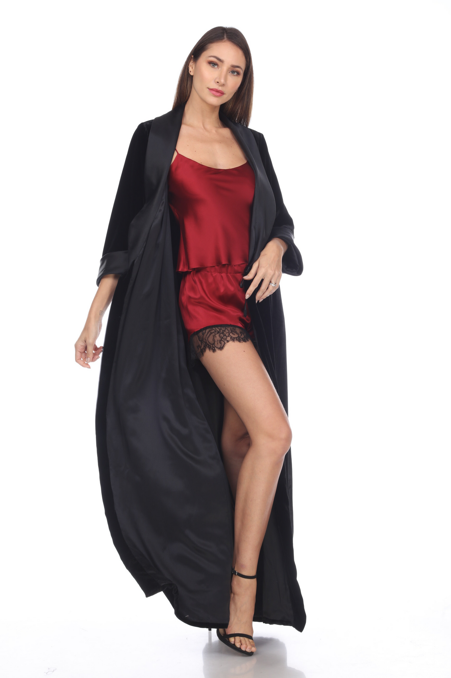 Long Classic Velvet Coat
