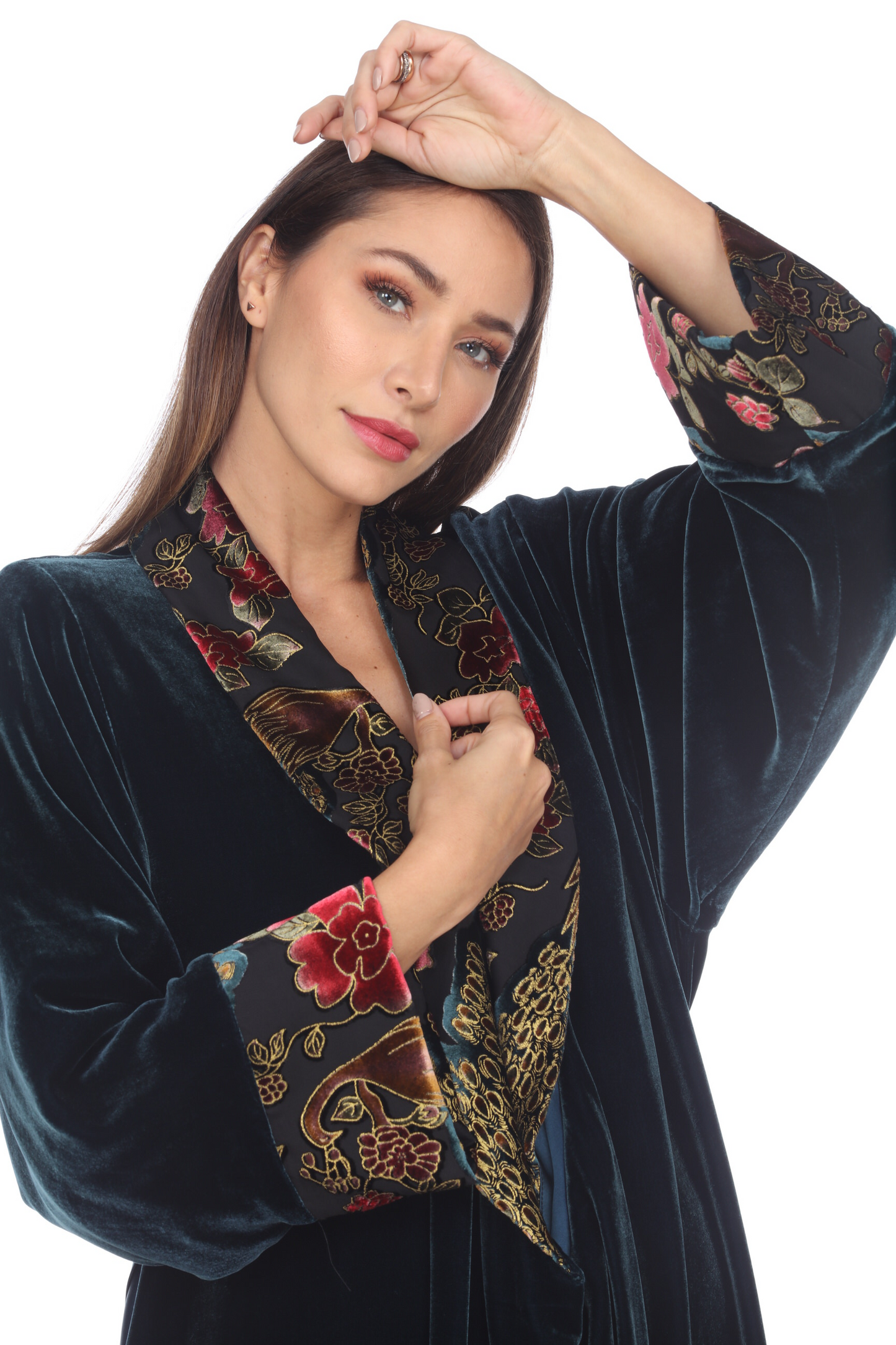 Long Classic Velvet Coat