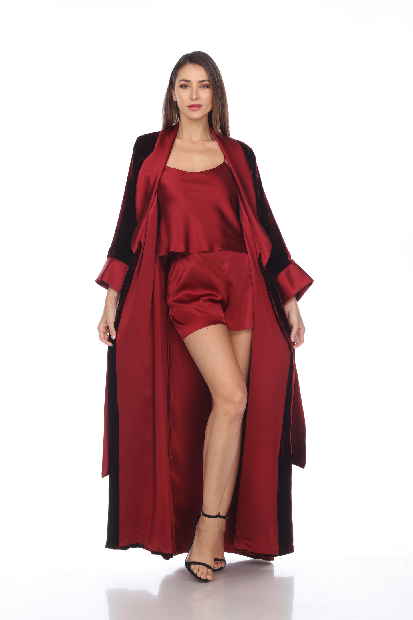 Long Classic Velvet Coat