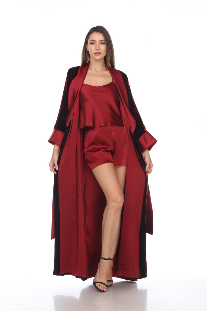 Long Classic Velvet Robe – Luxury Clothing