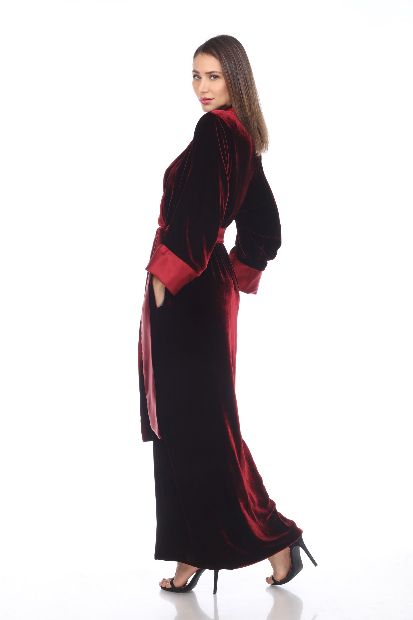 Long Classic Velvet Coat