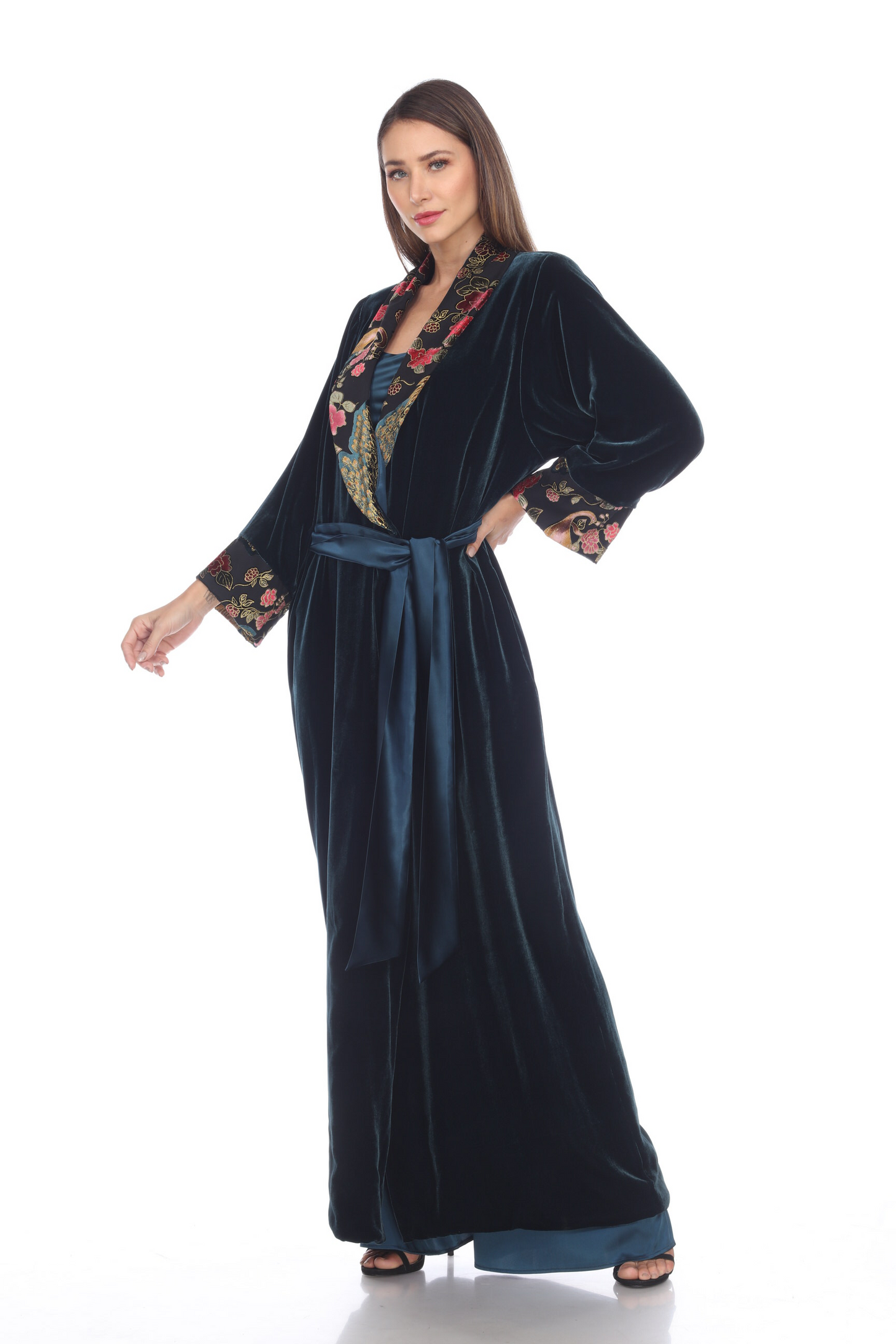 Long Classic Velvet Coat