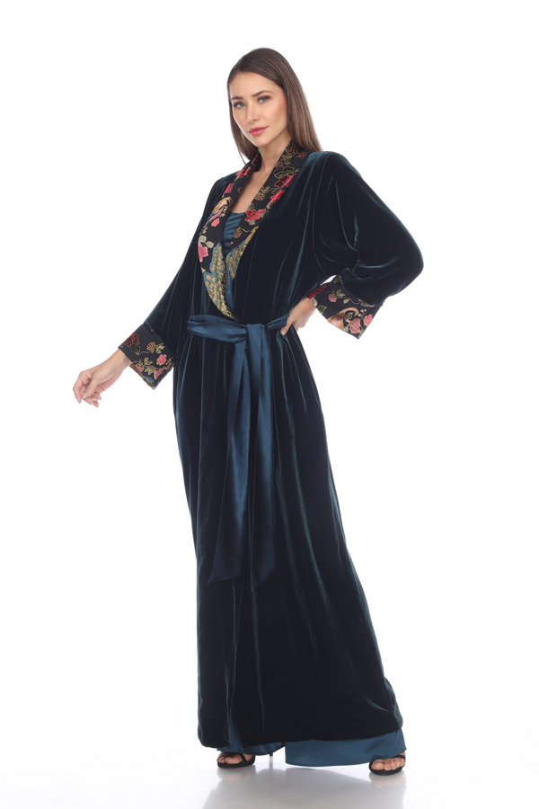 Long Classic Velvet Robe