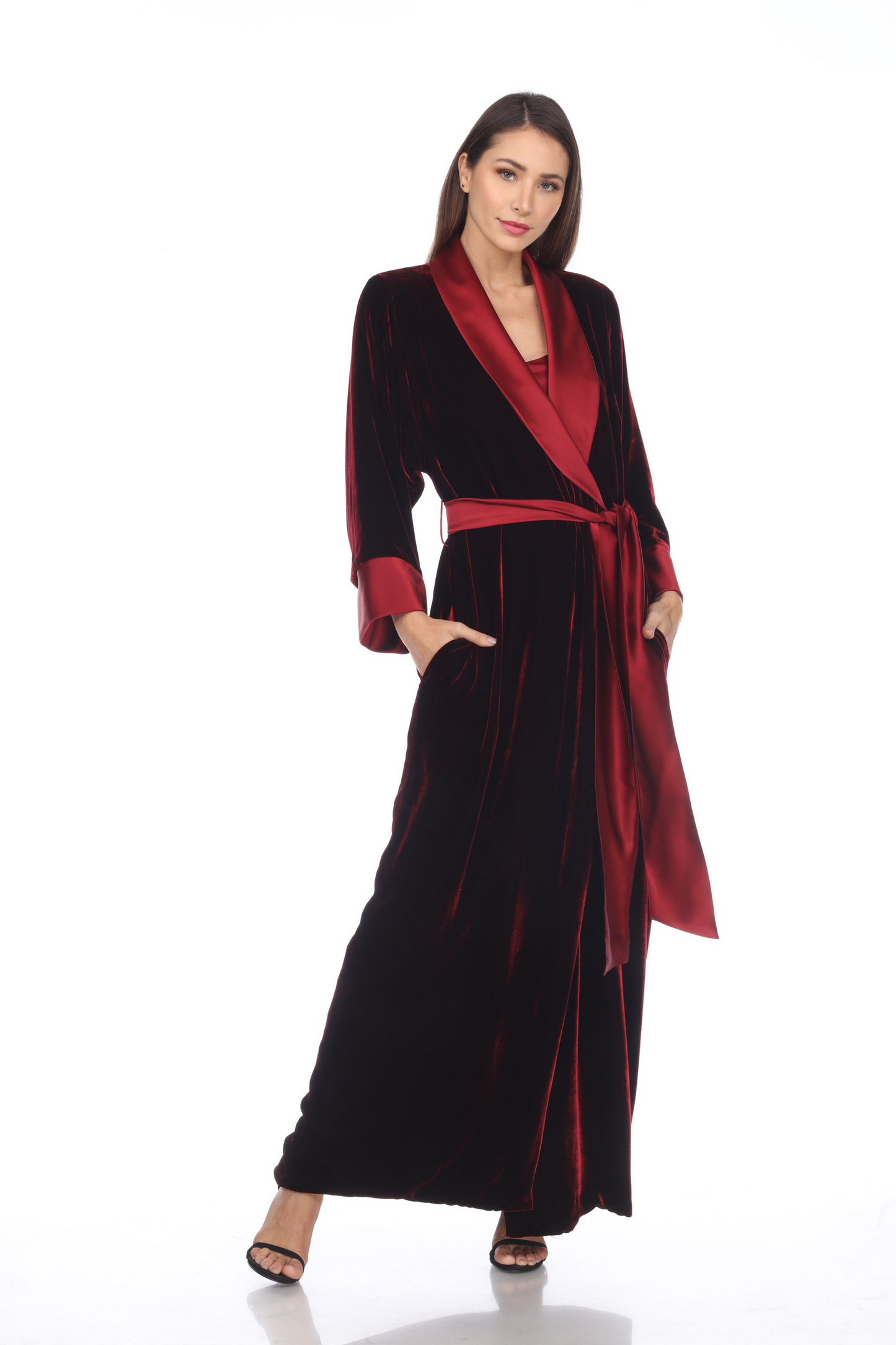 Long Classic Velvet Coat
